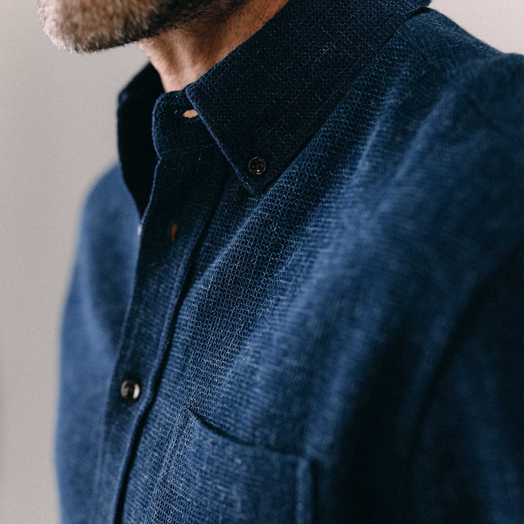 The Jack in Rinsed Indigo Waffle